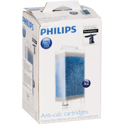 Set de 2 cartuse anticalcar pentru statie de calcat Philips WardrobeCare