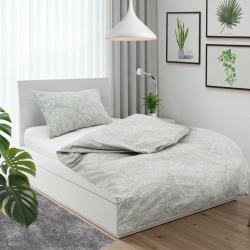 Set de pat single bumbac, 92 gsm,Paisley - Img 9