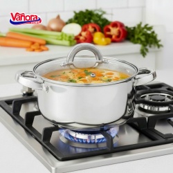 CRATITA INOX CU CAPAC 20x9.5CM, 3L, MIKA - Img 4