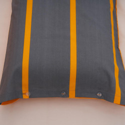 SET DE PAT SINGLE BUMBAC GREY/ORANGE - Img 7