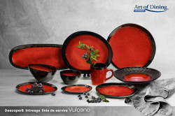 PLATOU CERAMICA 38x15 CM, VULCANO - Img 3