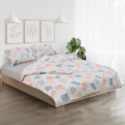 Set de pat,cearceaf cu elastic 180x200,L - Img 9