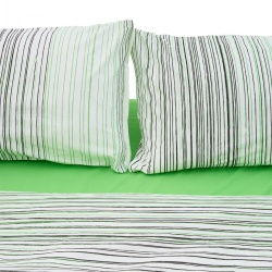 Set de pat,cearceaf cu elastic180x200,Mi - Img 3