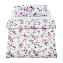 Set de pat king size bumbac,144TC,Sakura - Img 3