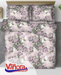 Set de pat king size bumbac,92 gsm,Peony