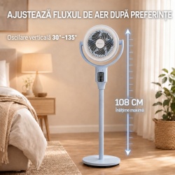 VENTILATOR CU PICIOR FRAM FSF-MAT24DC-BL - Img 8