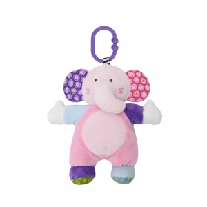 Jucarie de plus, Lorelli, Elefant, 22 cm, zornaitor, 0 luni+
