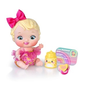 Papusa Bebelus Wandi Doo, Cu Sunete si Accesorii, Roz, 20 cm - Img 2