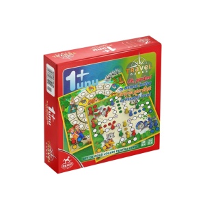 Joc de societate 2 în 1 Travel Edition – Motanul Încălțat și Hansel & Gretel