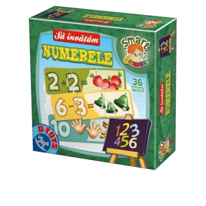 Joc Educativ Să Învățăm Numerele, Puzzle cu Numere și Operații Matematice, 36 Piese