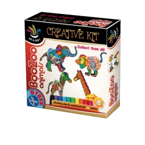 Kit Creativ Modelaj Animale Zoo cu Plastilină, Set Educațional pentru Copii 3+ Ani