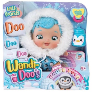 Papusa Interactiva Wandi Doo North Pole, Cu Sunete si Accesorii, 20 cm