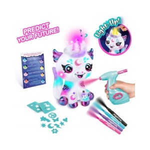 Jucarie de plus de colorat, Airbrush Plush, Unicorn - Img 3
