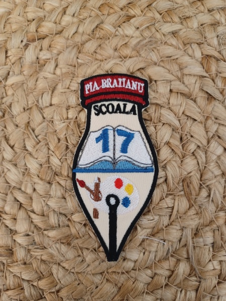 Matricola Scolara /Patch Textil /Patch brodat/Emblema Scolara