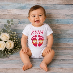 Body personalizat -50% Mama 50% Tata