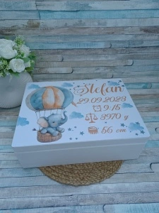 Cufar personalizat lemn Elefantel