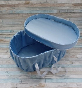 Cutie trusou botez personalizata Bleu ,Poza