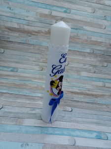 Lumanare botez Mickey Mouse Albastru