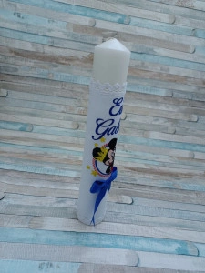 Lumanare botez Mickey Mouse Albastru