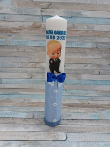 Lumanare botez personalizata  Baby Boss