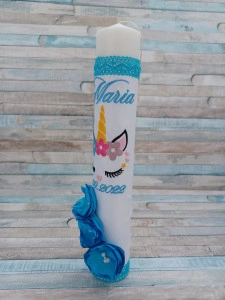 Lumanare botez Unicorn