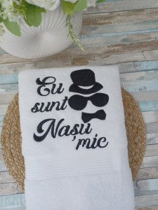 Prosop personalizat Eu sunt Nasu mic ,70x140 cm