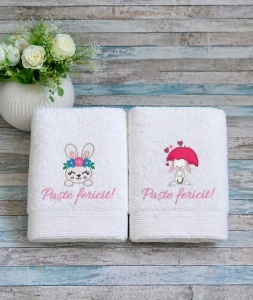 Set 2 prosoape Paste fericit! 70x140 cm