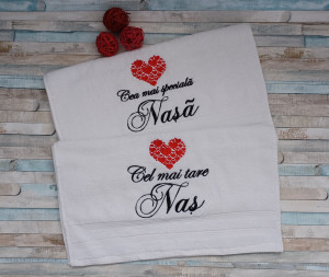 Set prosoape personalizate Nasi 