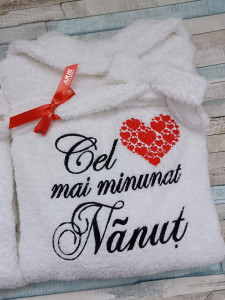 Set halate baie brodate Nanuta si Nanut