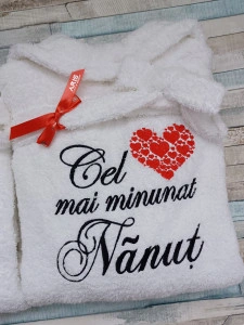 Set halate baie brodate Nanuta si Nanut