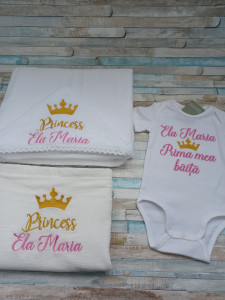 Set pentru baita de mir (baita de a 2 a zi)Princess ,3 piese 