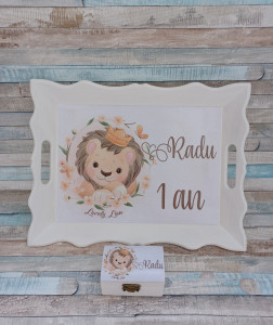 Set Tavita Mot Personalizata Leu Rege