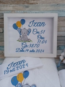 Set trusou botez Elefantel cu baloane,13 piese