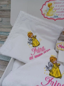Trusou botez fetita Ingeras Roz Irina , 8 piese