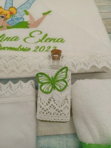 Trusou botez personalizat Clopotica ,8 piese