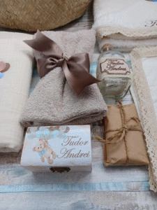 Trusou botez baiat Ursulet cu baloane 