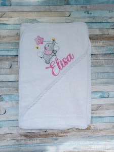 Prosop bebe cu capison 90x90cm Elefantel
