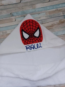 Prosop cu gluga Spiderman 70x140cm
