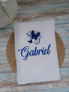 Prosop personalizat Fluturas albastru