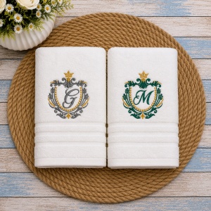 Set 2 prosoape personalizate Monograma