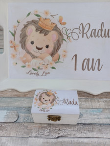Set Tavita Mot Personalizata Leu Rege