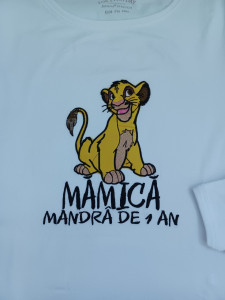 Set tricouri aniversare 1 an ,Regele leu Simba