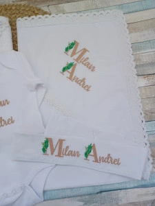 Trusou botez Catolic personalizat nume