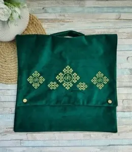 Husa – plic pentru veșminte preoțești VERDE