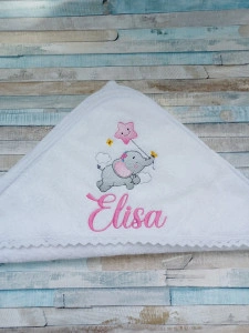 Prosop bebe cu capison 90x90cm Elefantel