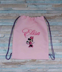 Rucsac Săculeț Personalizat Minnie Mouse 35x45cm