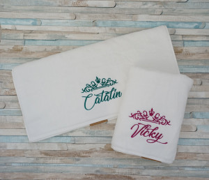 Set prosoape personalizate monograma