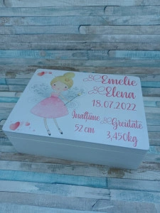 Set cadou Nou nascut Zanuta Pink , 3 piese
