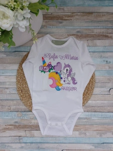 Set mot Set turta 1 an – pachet personalizat – Unicorn
