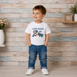 Tricou aniversare 2 ani Avion